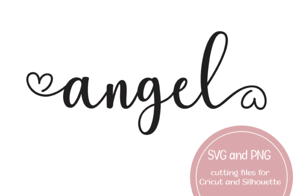 Angel SVG Printable Design in Heart Review