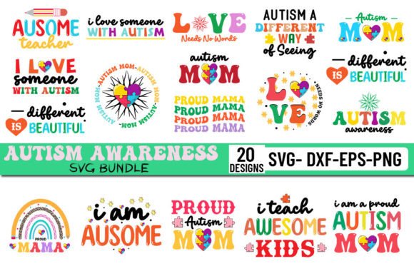 Autism Awareness Svg Bundle