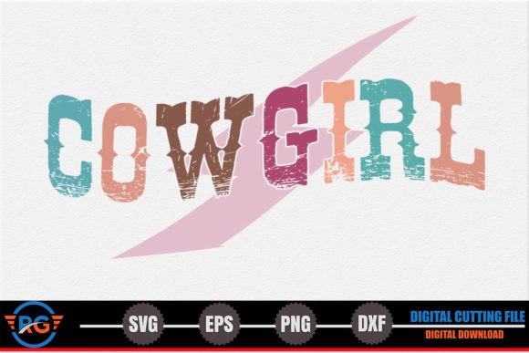 Cowgirl – Retro Western SVG