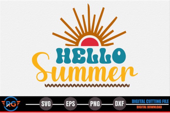 Hello Summer – Retro Summer SVG