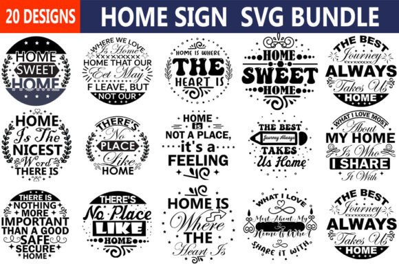 Home Sign SVG Bundle: A Designer's Review for Real Projects