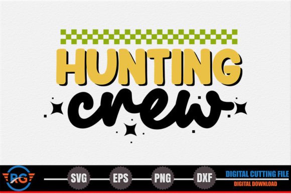 Hunting Crew Retro Easter SVG