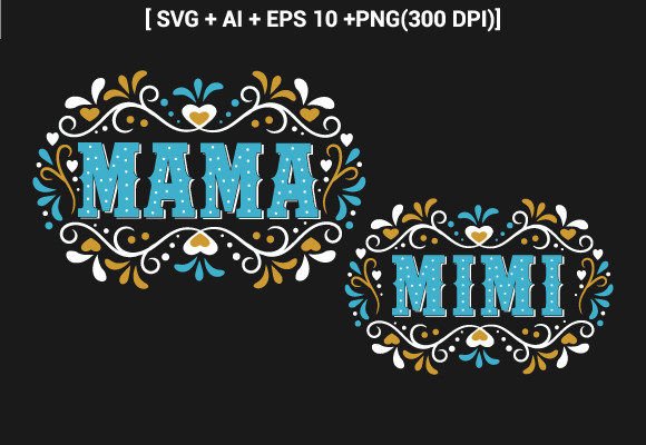 Mama Mini T Shirt Design Svg