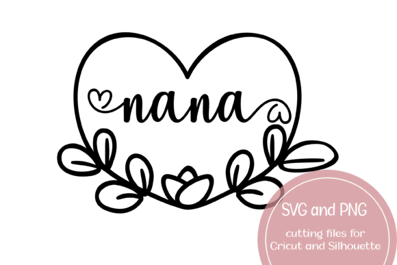 Nana Heart Printable SVG: A Designer's Review for Embroidery