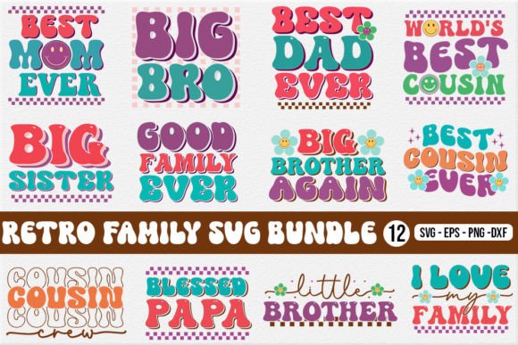 Retro Family SVG Bundle Review