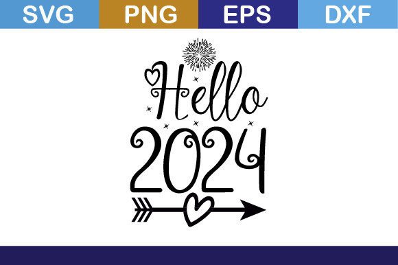 Review: Hello 2024 SVG T Shirt Design for Embroidery