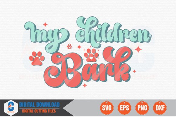Review: My Children Bark - Dog Retro SVG for Embroidery