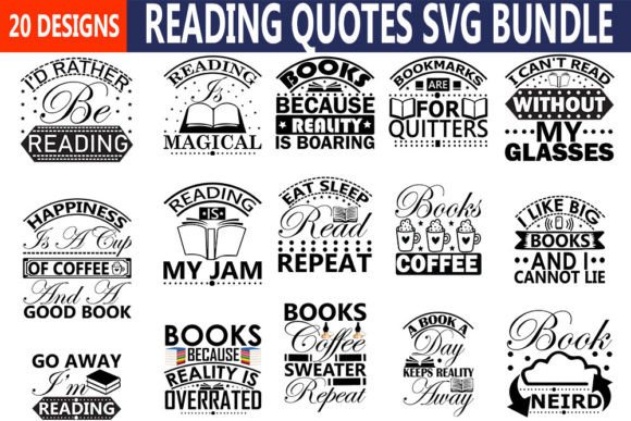 Review: Reading Quotes SVG Bundle for Embroidery