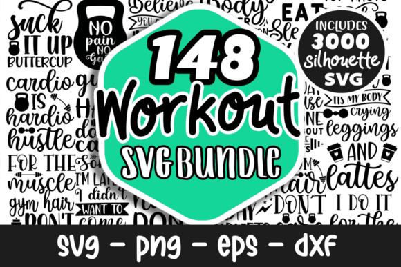 Workout Gym Yoga Fitness Svg